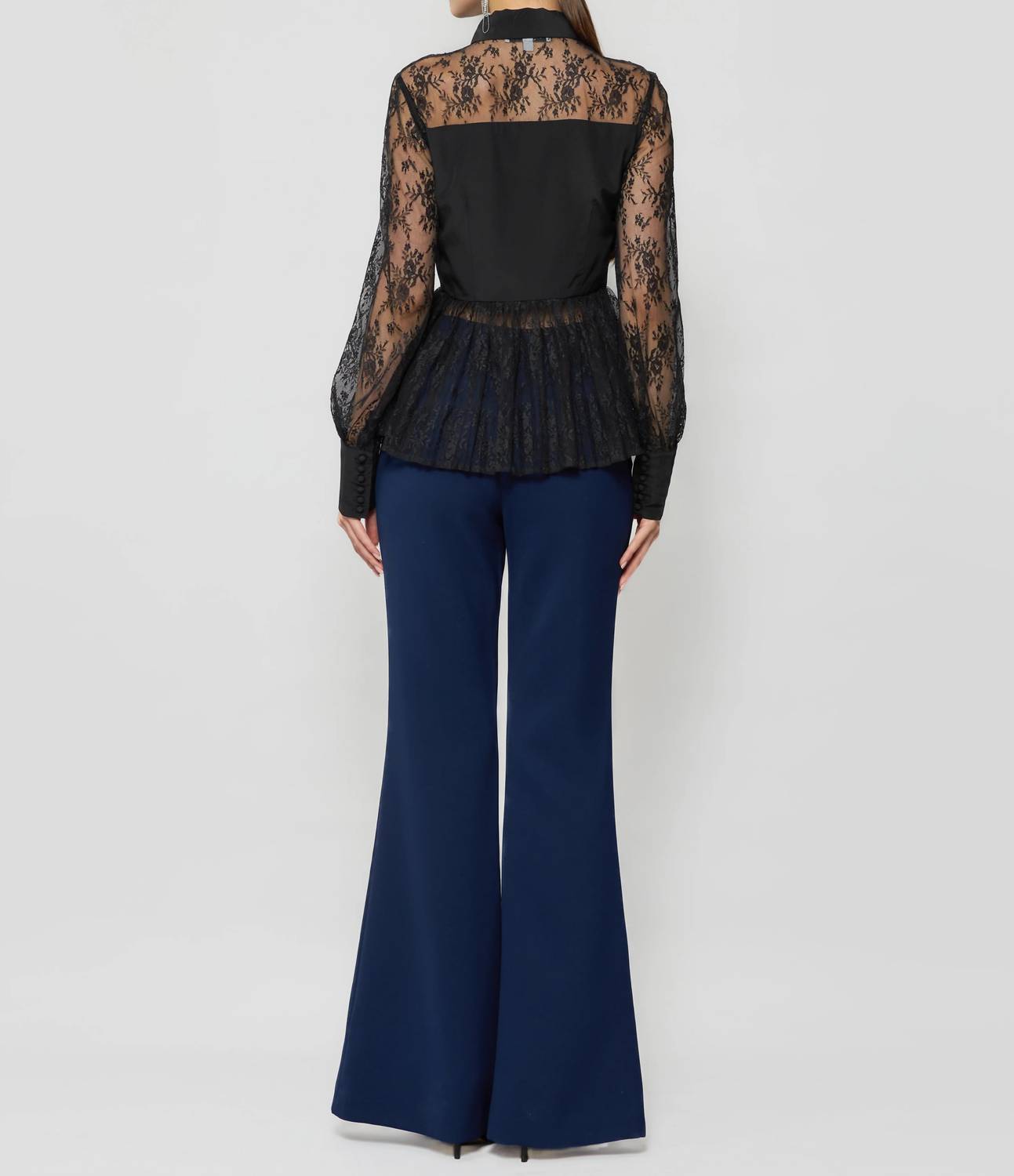 Solgo Atelier - Jessica Flare Crepe Pants