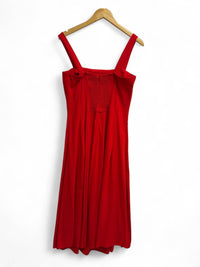 Dress Forum - Women's Sleeveless Woven Midi Dress
