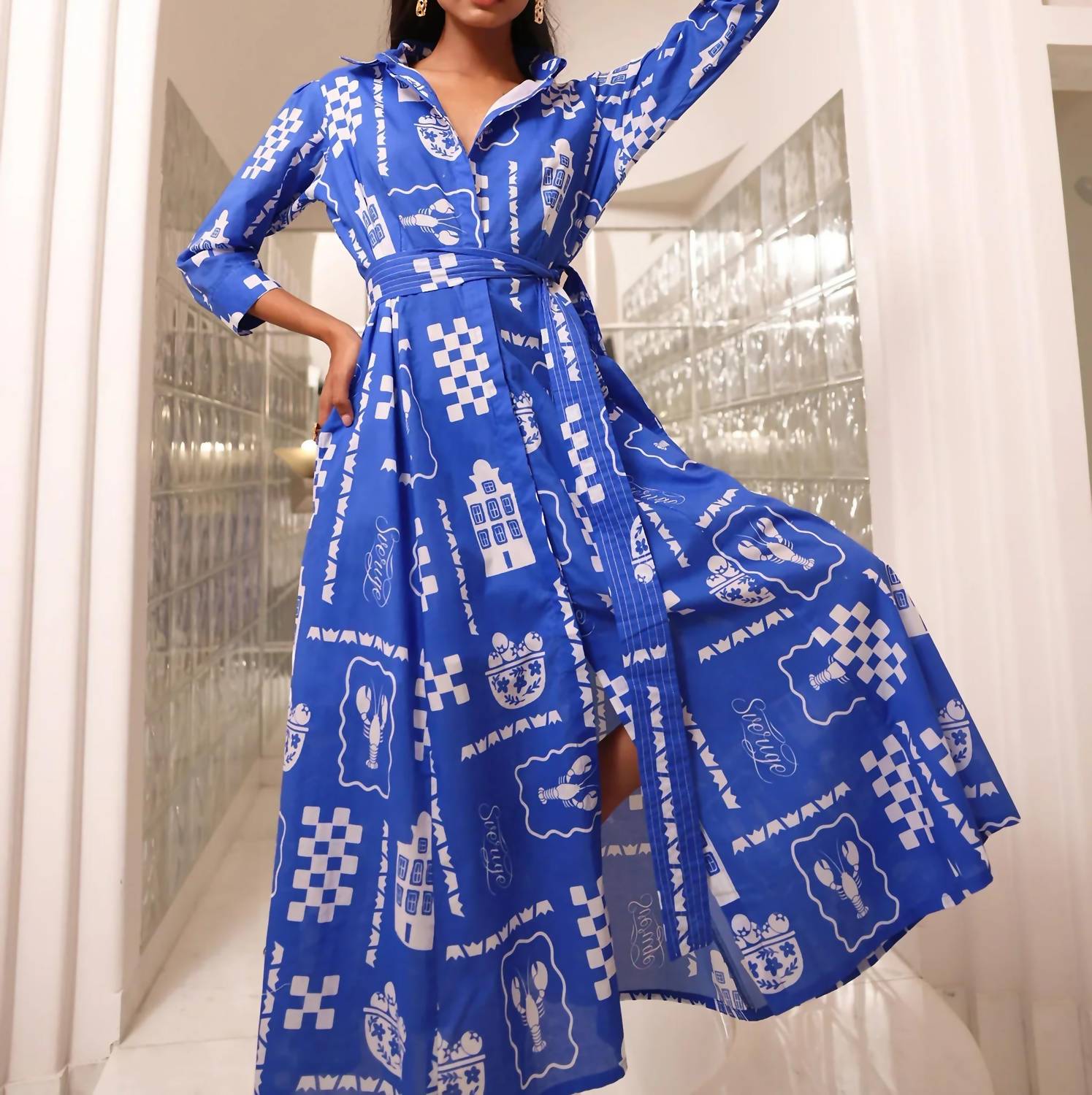 Beyond By Vera - Emily Midi Dress