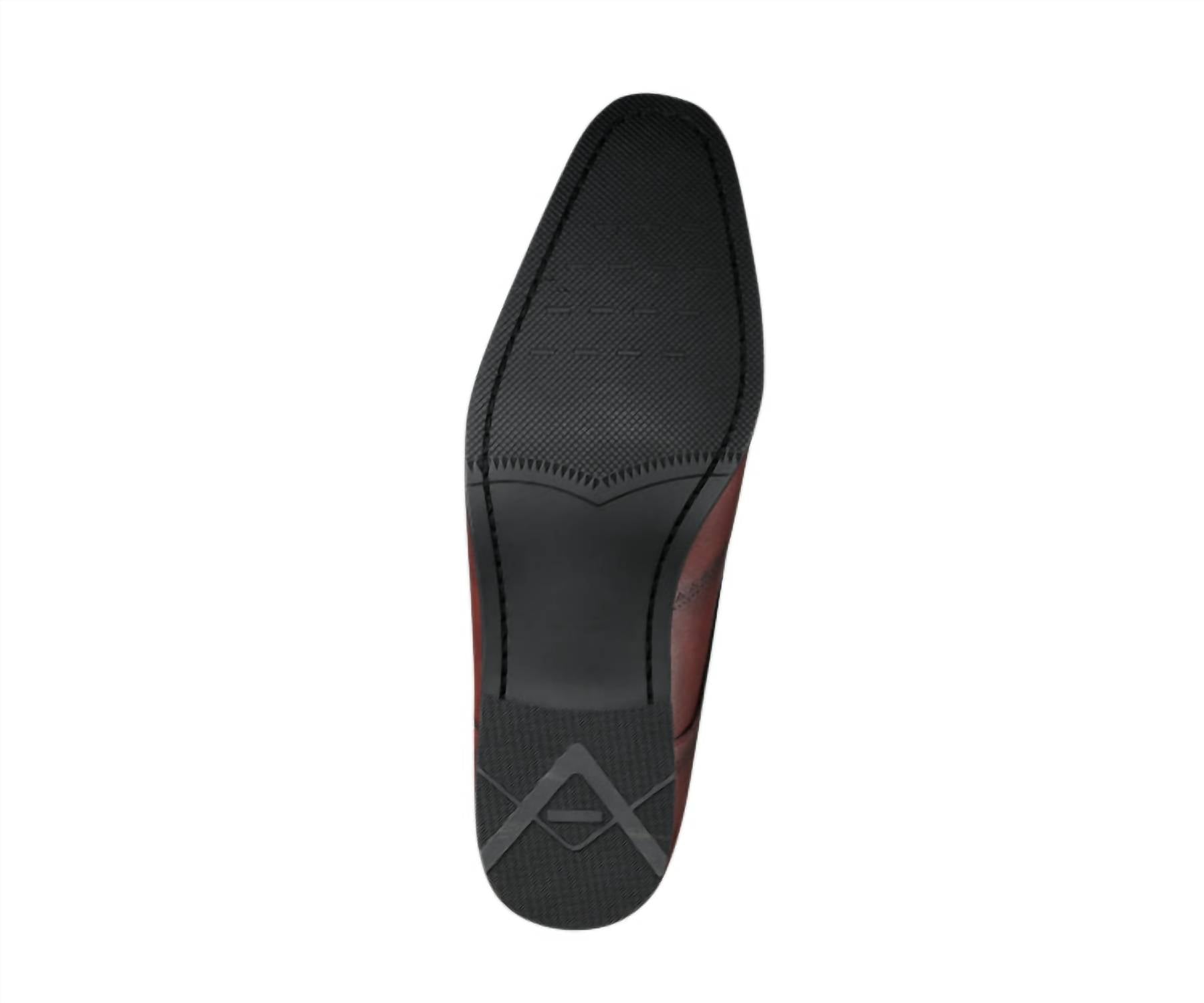 Amali Men's Rui Oxford Shoes in burgundy - men's shoe - view 5