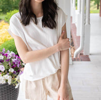 Gilli - Crisp Knot Short Sleeve Blouse