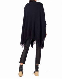 Mudpie - Whit Fringe Open Front Poncho