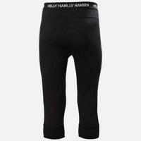 Helly Hansen LIFA Merino Midweight 3/4 Pant in black - men's pants - detail view