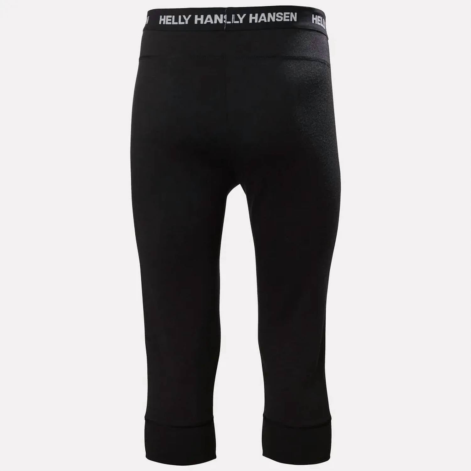 Helly Hansen LIFA Merino Midweight 3/4 Pant in black - men's pants - detail view