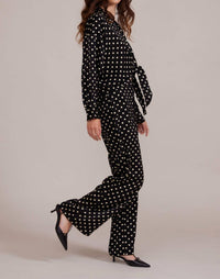 Lucy Paris - Rue Polka Dot Button Down Shirt