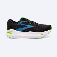 BROOKS Men's Ghost Max Shoe in black atomic blue jasmine - men's sneaker