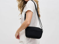 Sol And Selene - Women's Inspiration Woven Crossbody Bag