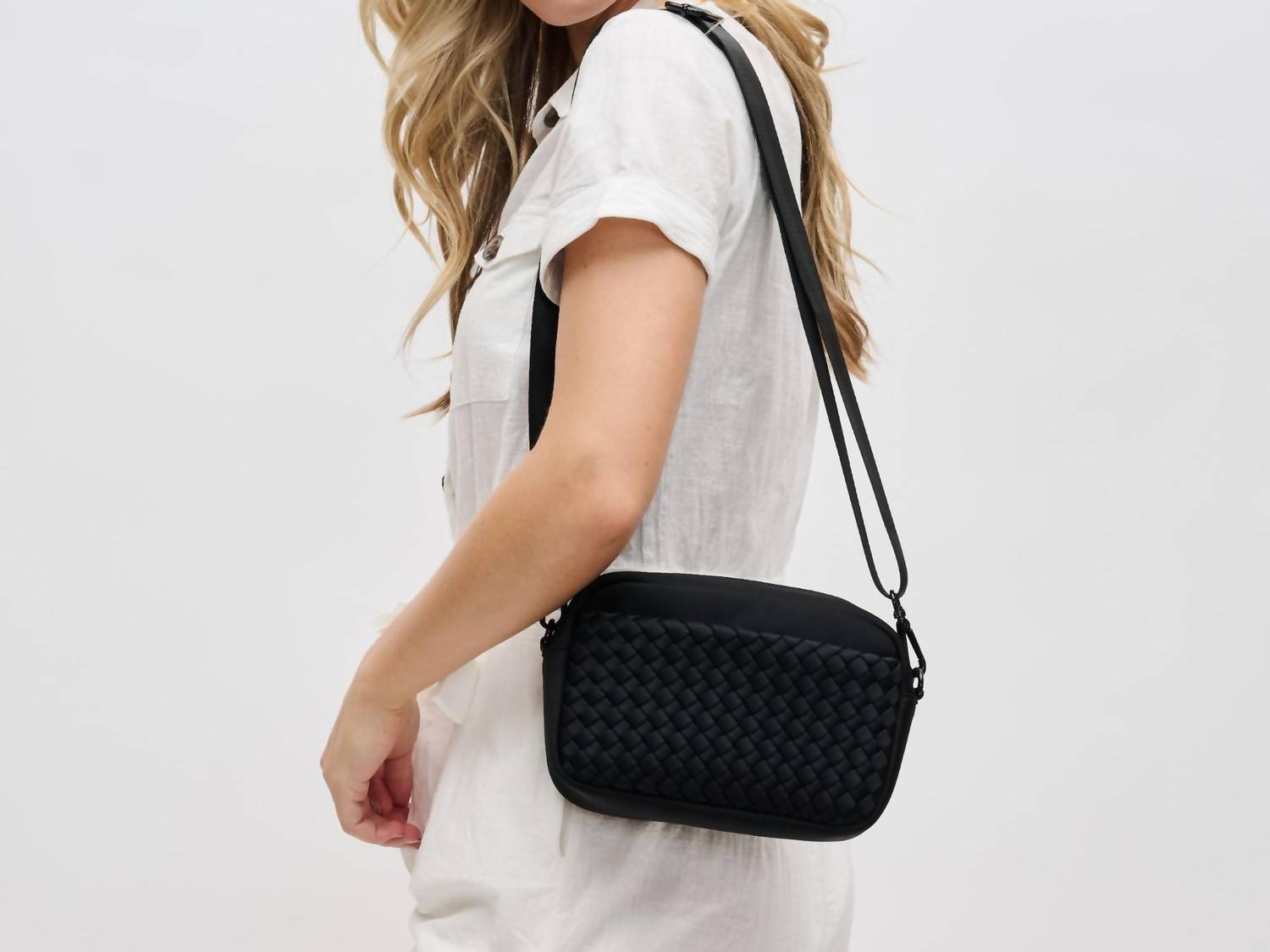 Sol And Selene - Women's Inspiration Woven Crossbody Bag