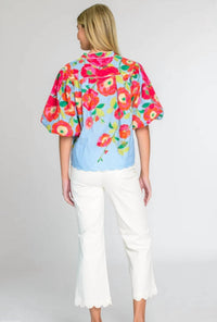 Elizabeth James The Label - Poppy Patch Edie Top