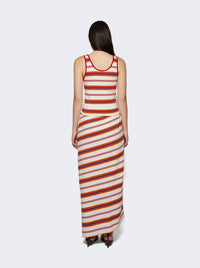 Rabanne - Sleeveless Striped Maxi Dress