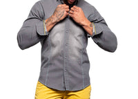 Eight X - Denim Stretch Button Down Shirt