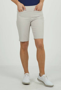 Ibkul - Stain Resistant Solid Shorts