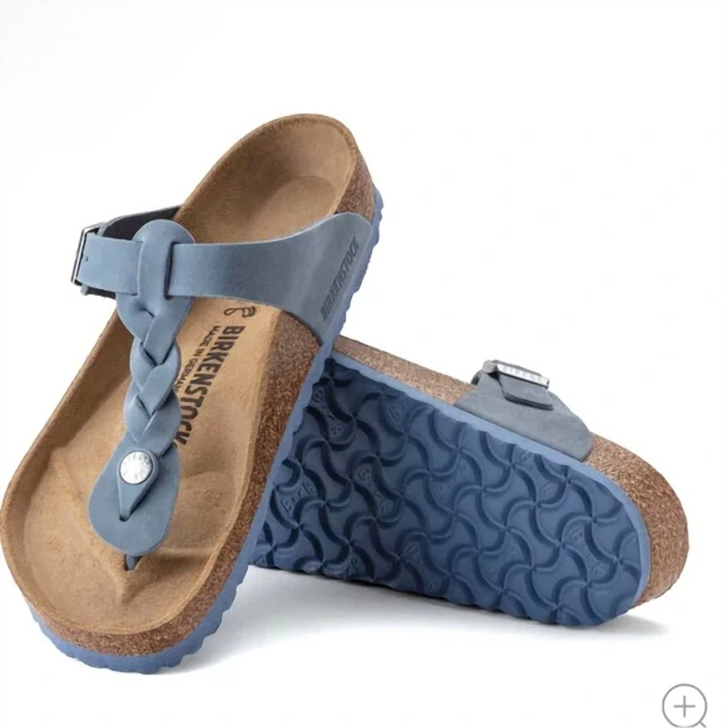 Birkenstock - Women's Gizeh Oiled Leather Braided Sandals