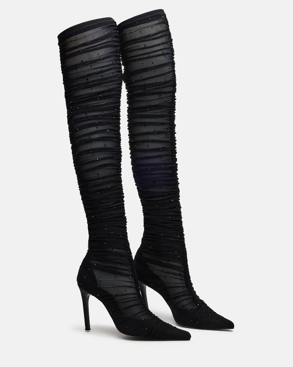 Steve Madden - Women's Rashida Mesh Pointed Toe Boot