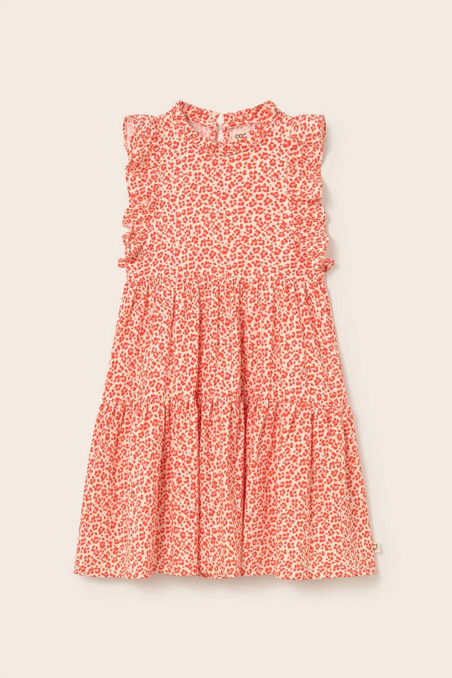 Cozmo - Perla Animal Print Cotton Dress