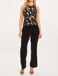 Caballero - Felice Precious Metal Geo Sequin Top
