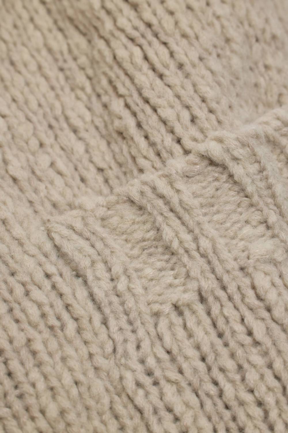 CLOSED Turtleneck Cardigan in silt grey - men's sweater - view 6