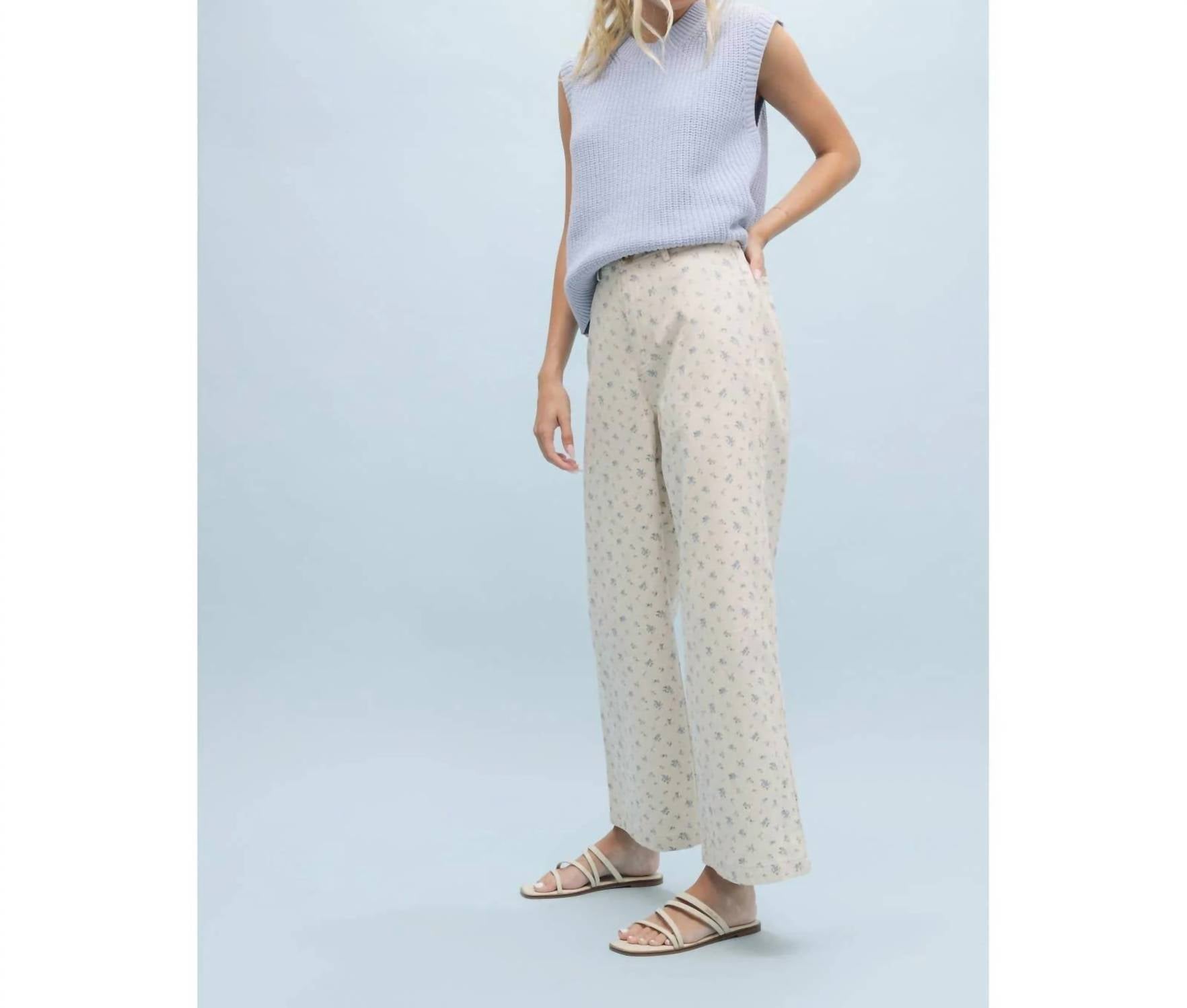 Wishlist - Women's Lulu Floral Print Wide Leg Pants