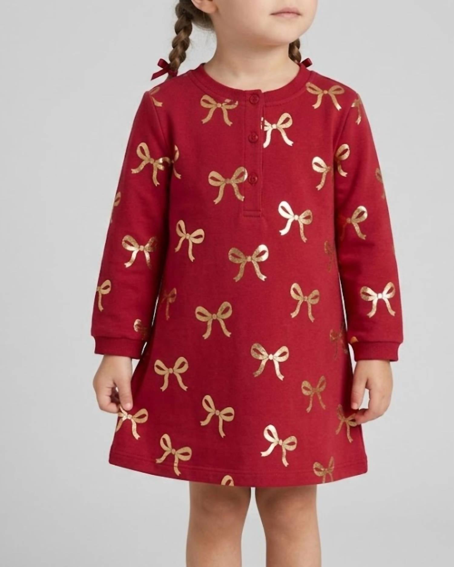 Hatley - Girl's Bow Foil Dress