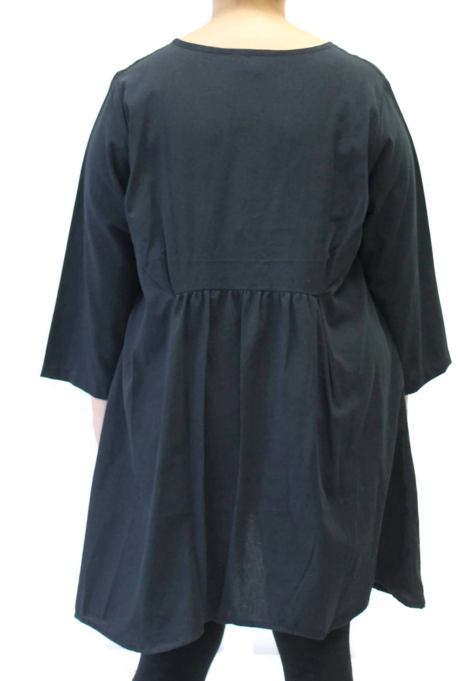 Modesce - Flower Collage Hand Painted Tunic Top