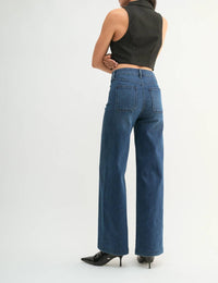 Jbd. - Mini Patch Pocket Wide Leg Jeans