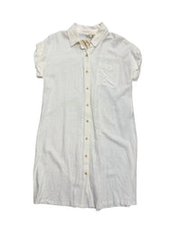 Mystree - Women's Linen Short Sleeve Dress