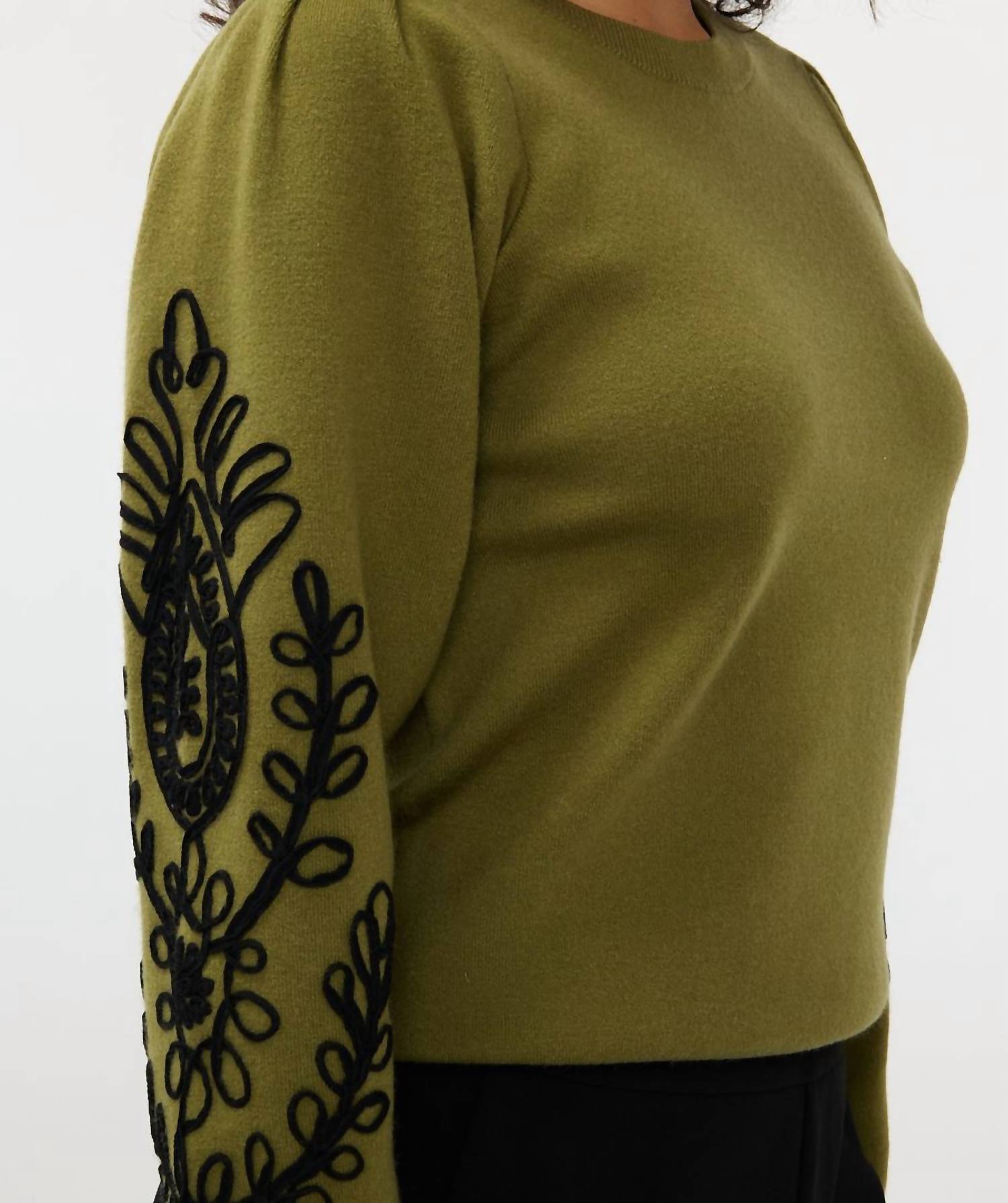 Esqualo - Sanne Tape Embroidery Sweater