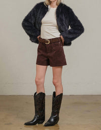 Raisonnel - Suede Shorts