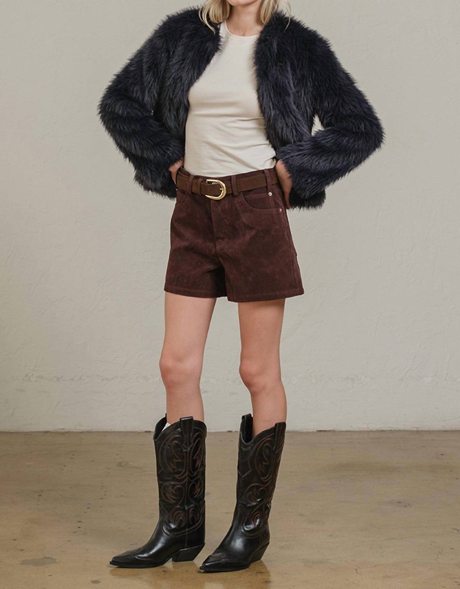 Raisonnel - Suede Shorts
