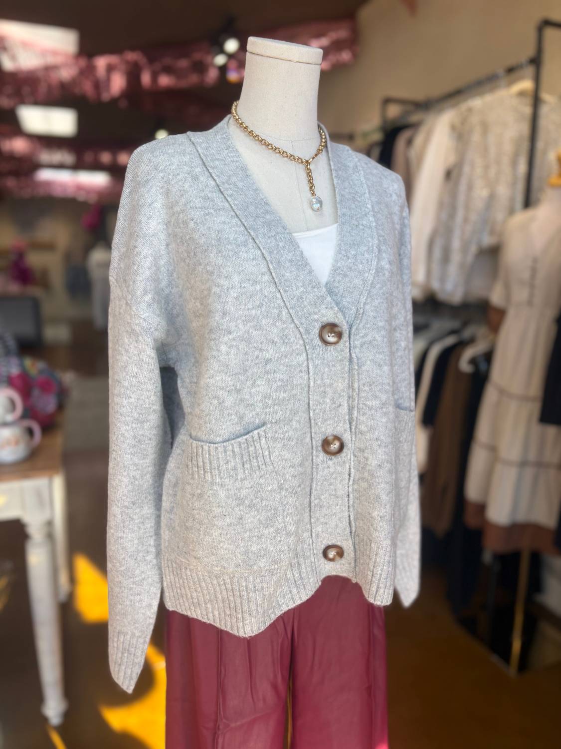 Kld. Signature - Women's Pockets Cardigan