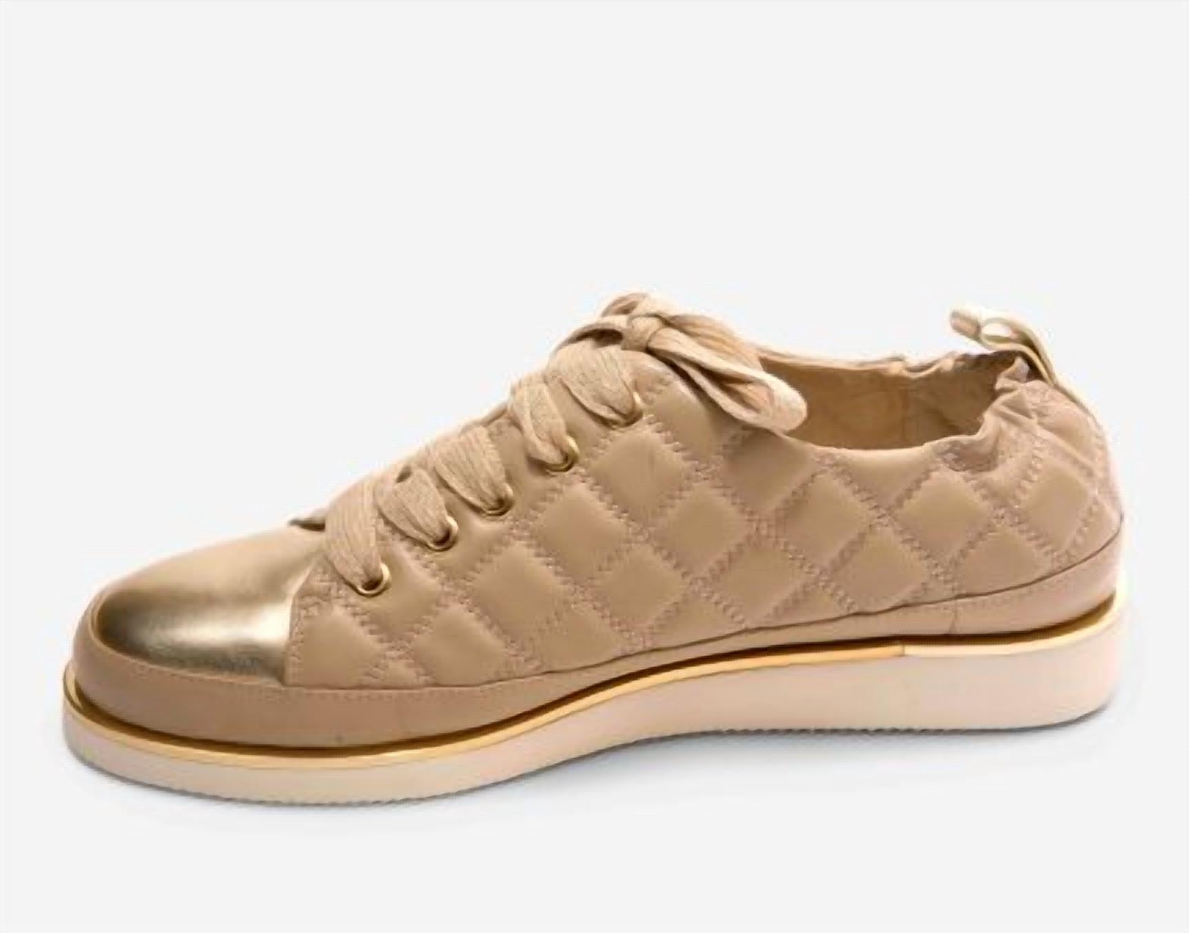 Vaneli - Women's Quest Quilted Leather Sneaker