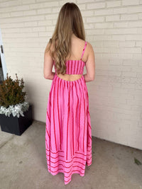 By Together - Priscilla Striped Maxi Dress