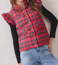 Tcec - Rosalyn Plaid Vest