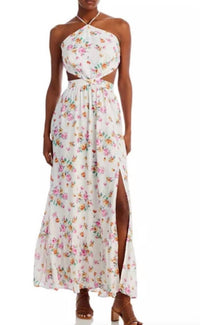Wayf - Madelyn Floral Halter Maxi Dress