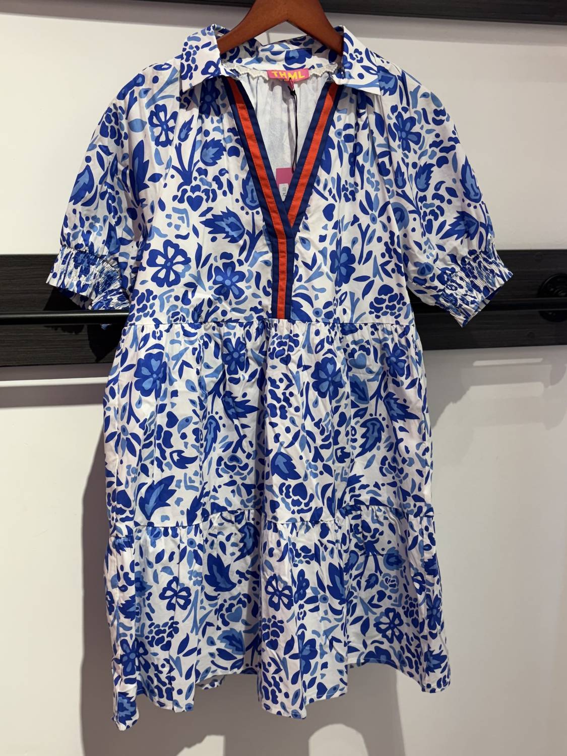 Thml - Women's Short Sleeve Flower Dress