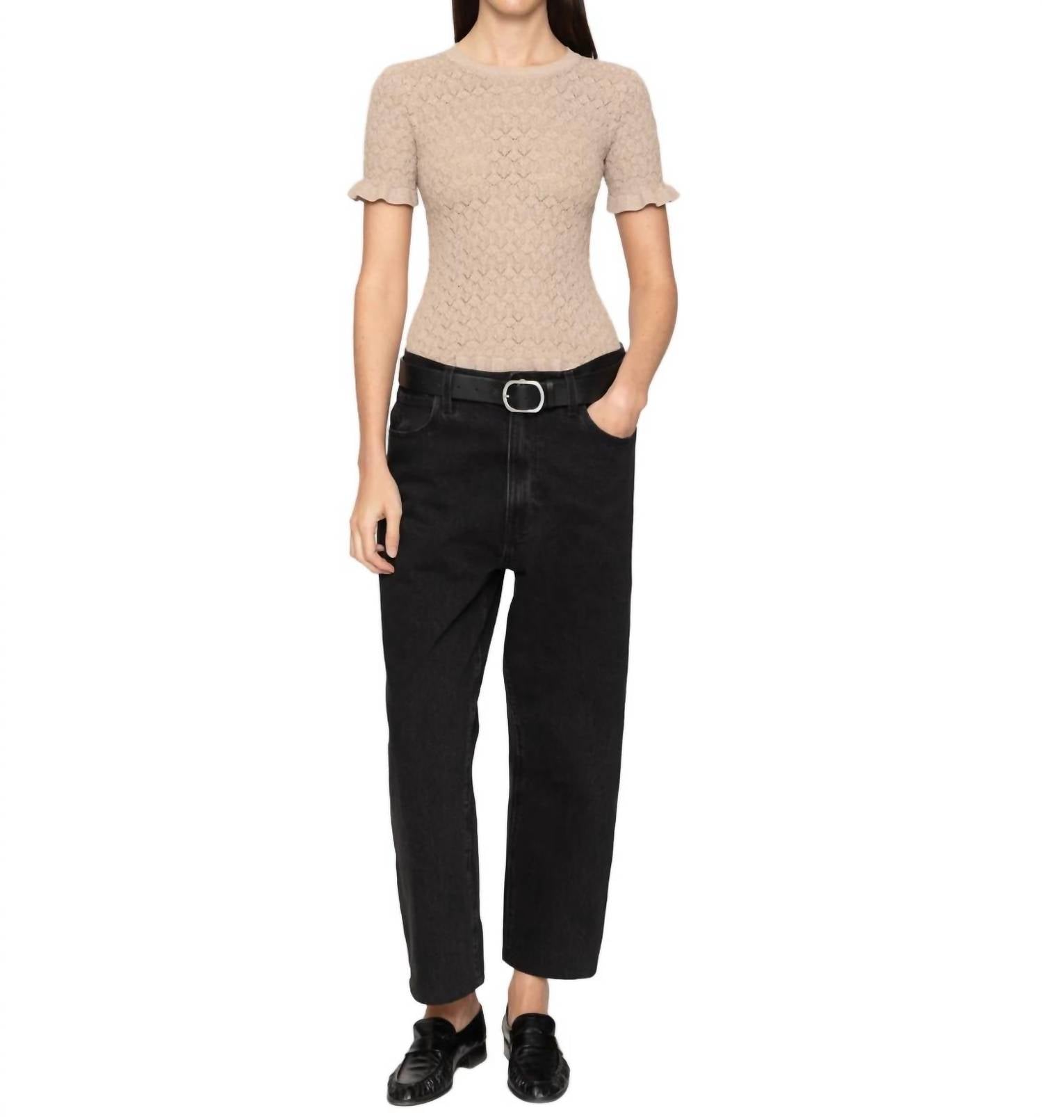 Sea - Ruby Woven Knit Top