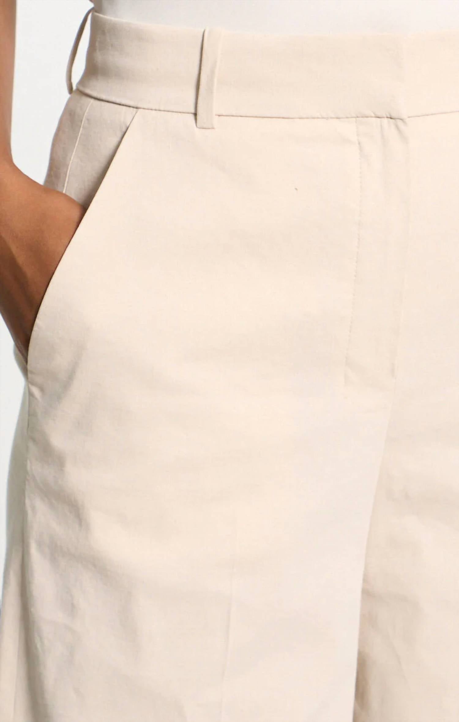 Theory - High Waist Wide Leg Pants