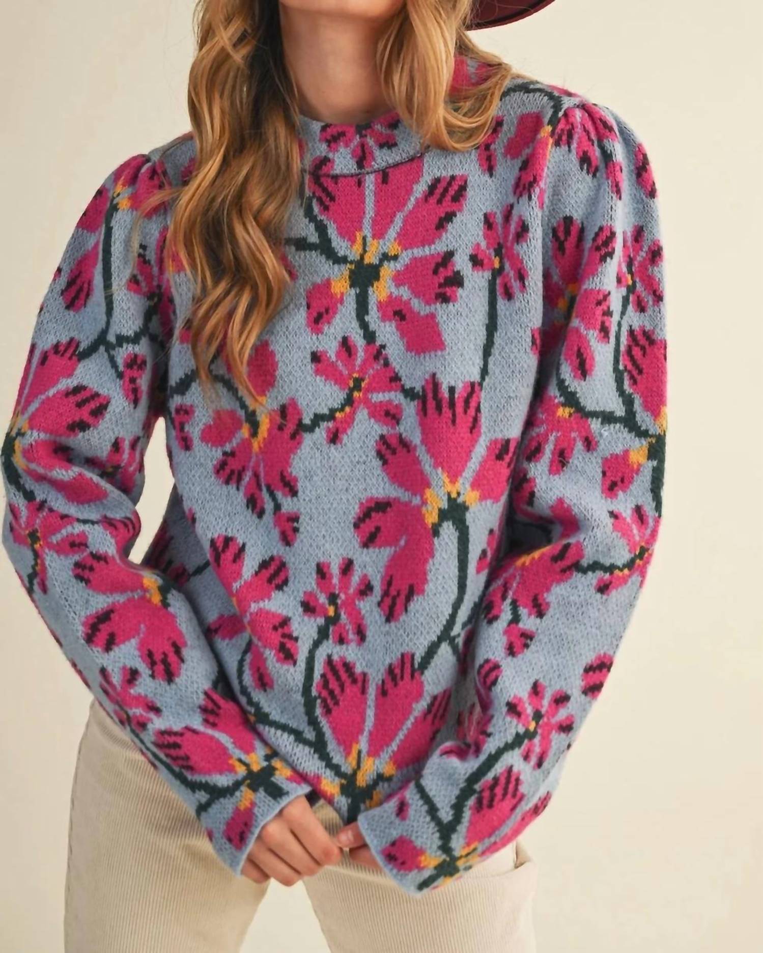 &Merci - Wild Bloom Sweater