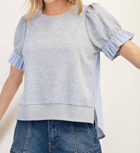 Ee:Some - Button Down Back Top