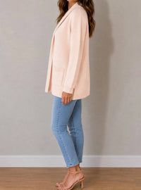 Elie Tahari - Long Sleeves With Ribbed Trimmed Cardigan