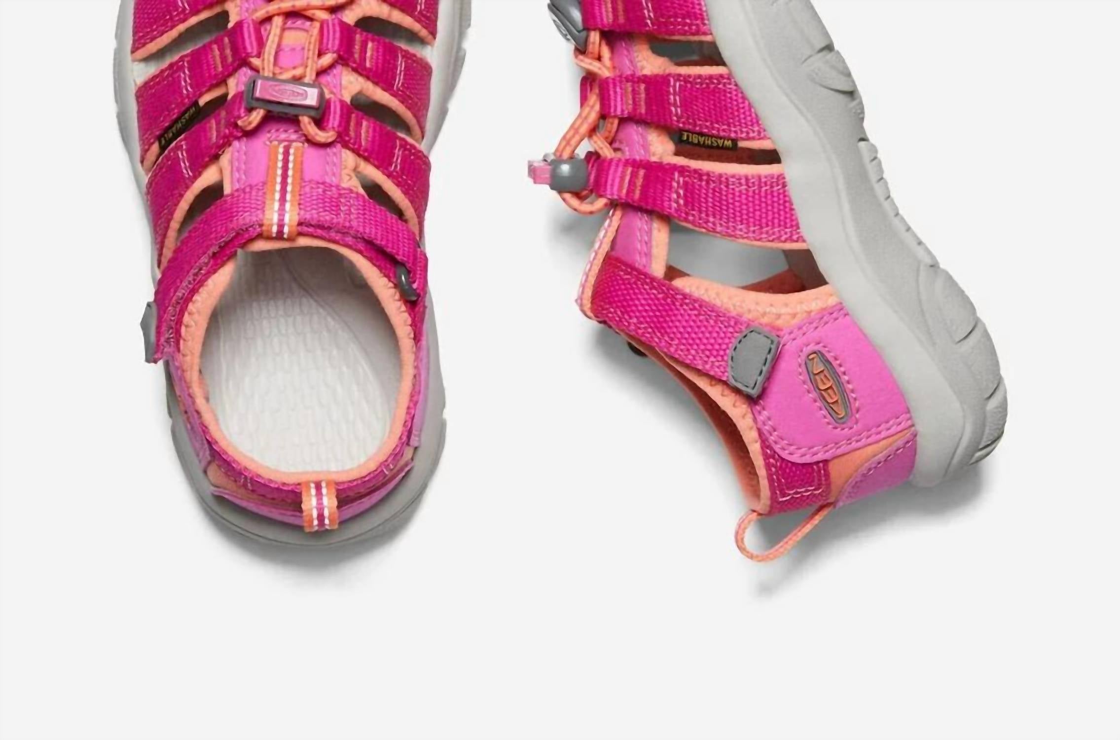 Keen Kid's Newport Outdoor Sandals in very berry - kids' sandal - alternate view