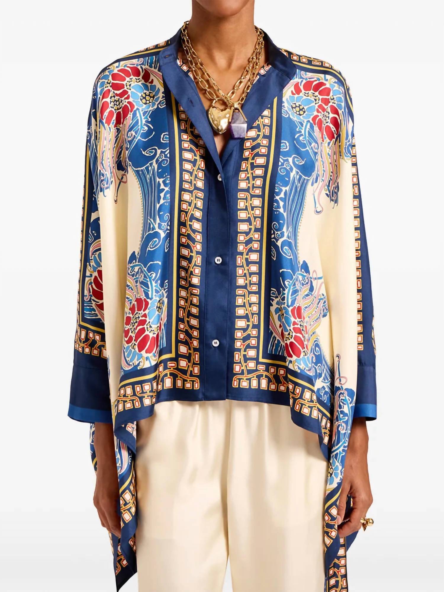 La Doublej - Foulard Button Down Shirt