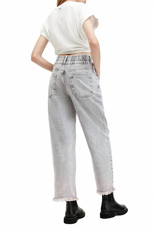 Allsaints - Hailey Frayed Hem Denim Straight Jean