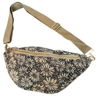 Ellison+Young - Women's Vintage Look Floral Sling Crossbody Bag