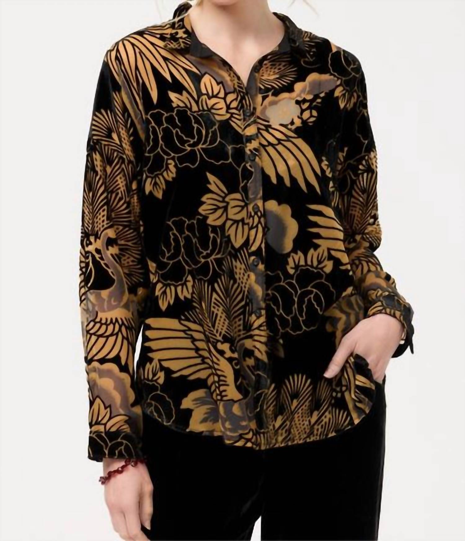 Johnny Was - THE AUDREY SHIRT WITH SHIRT TAIL HEM