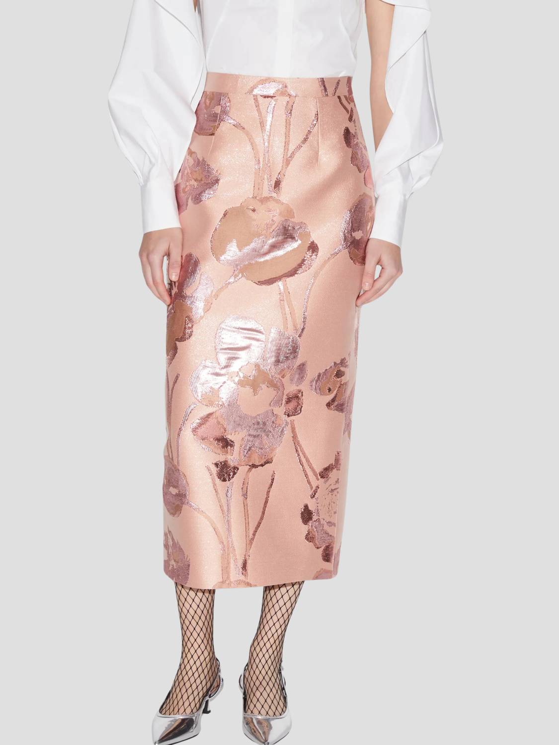 Huishan Zhang - Oakley Floral Skirt
