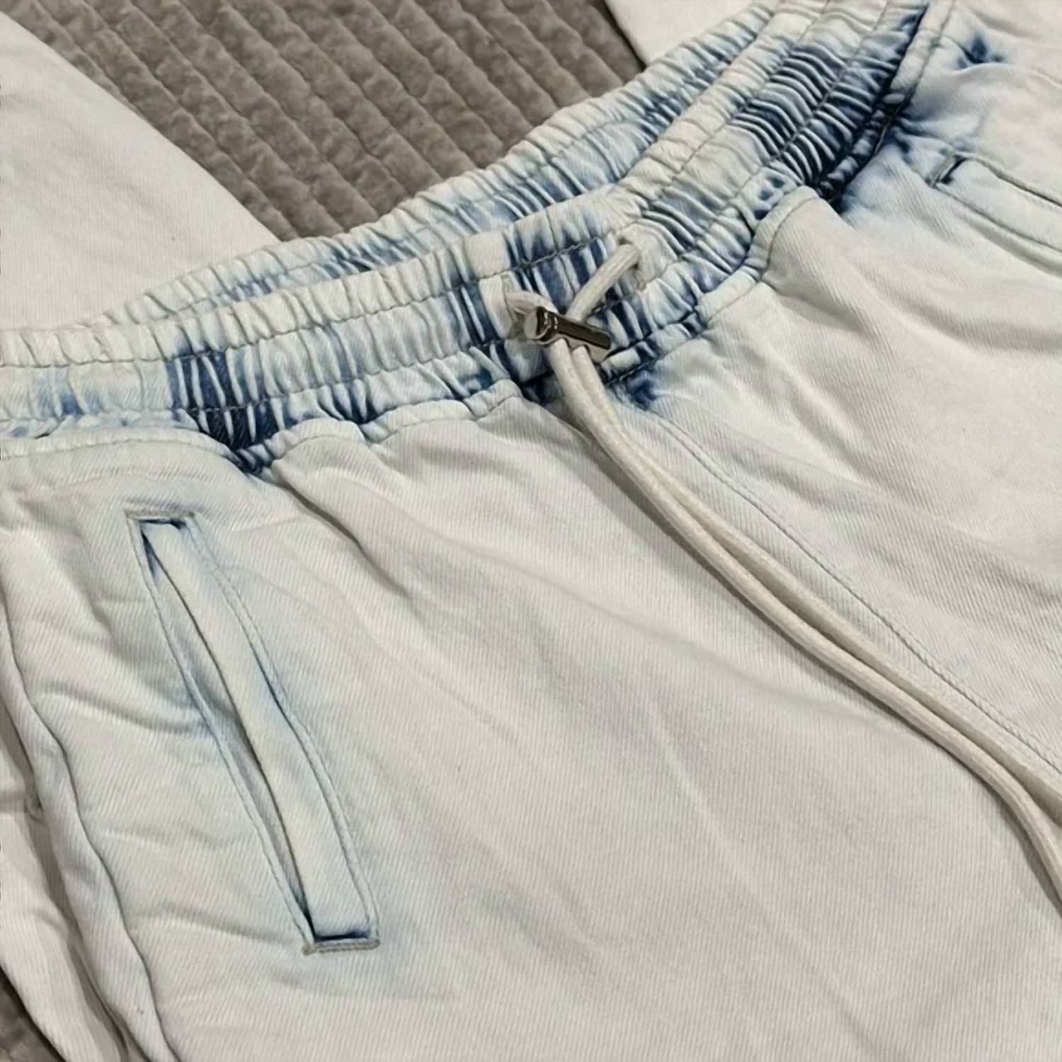 Vervet By Flying Monkey - Women's Relaxed Jogger Pants With Bleach Effect