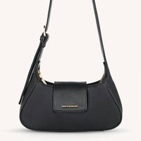 Myra Bag - Women's Graciela Petite Half-moon Vegan Leather Shoulder Bag