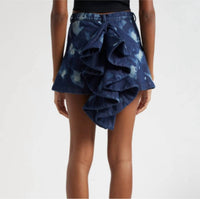 Orire - Bubi Denim Ruffle Mini Skirt