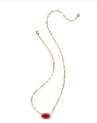 Kendra Scott - Women's Elisa Enamel Frame Paperclip Necklace